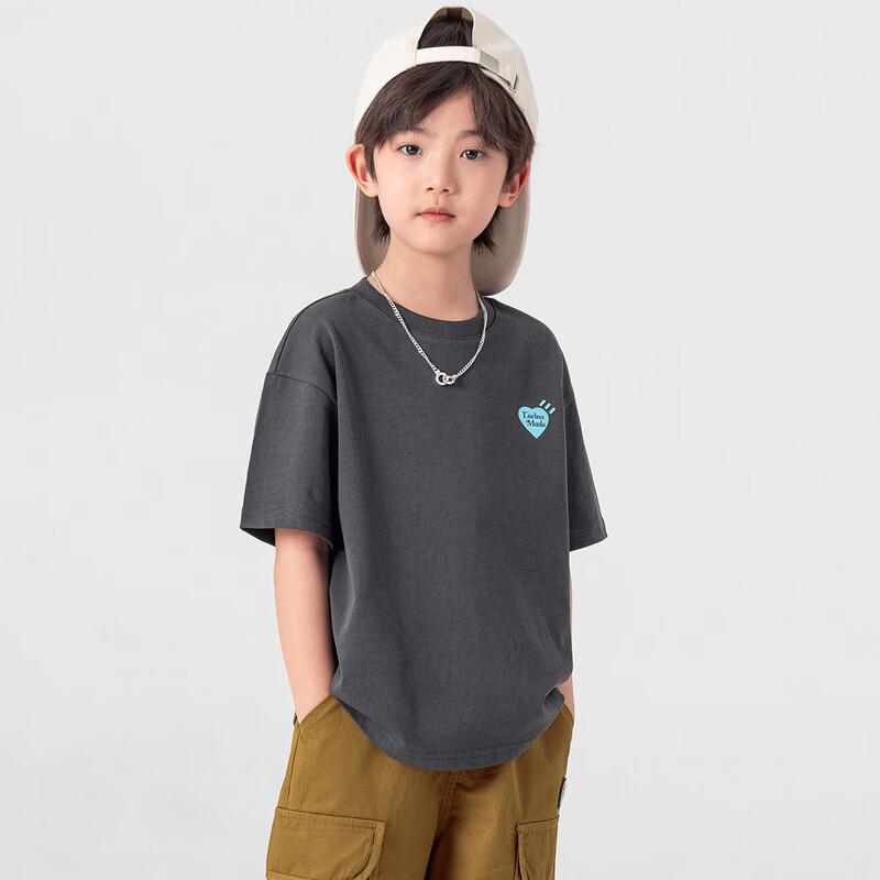 Boys' American Trend Print Cooling Cotton T-Shirt