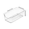 Transparent Storage Box Square Acrylic Earrings Jewelry Packaging Box Transparent Portable Grocery Storage Badge Organizer