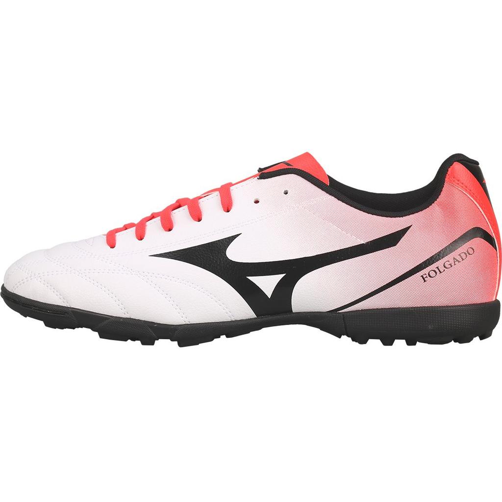 Mizuno Wide Ag Gel Short Studded Shock Absorbing Durable Soccer Shoes Men Soccer Shoes White Black Red P1GD219460