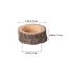 24Pcs Wood Holders Natural Birch Stump Tealight Holder Set for Rustic Centerpieces Home Decor Thanksgiving Christmas