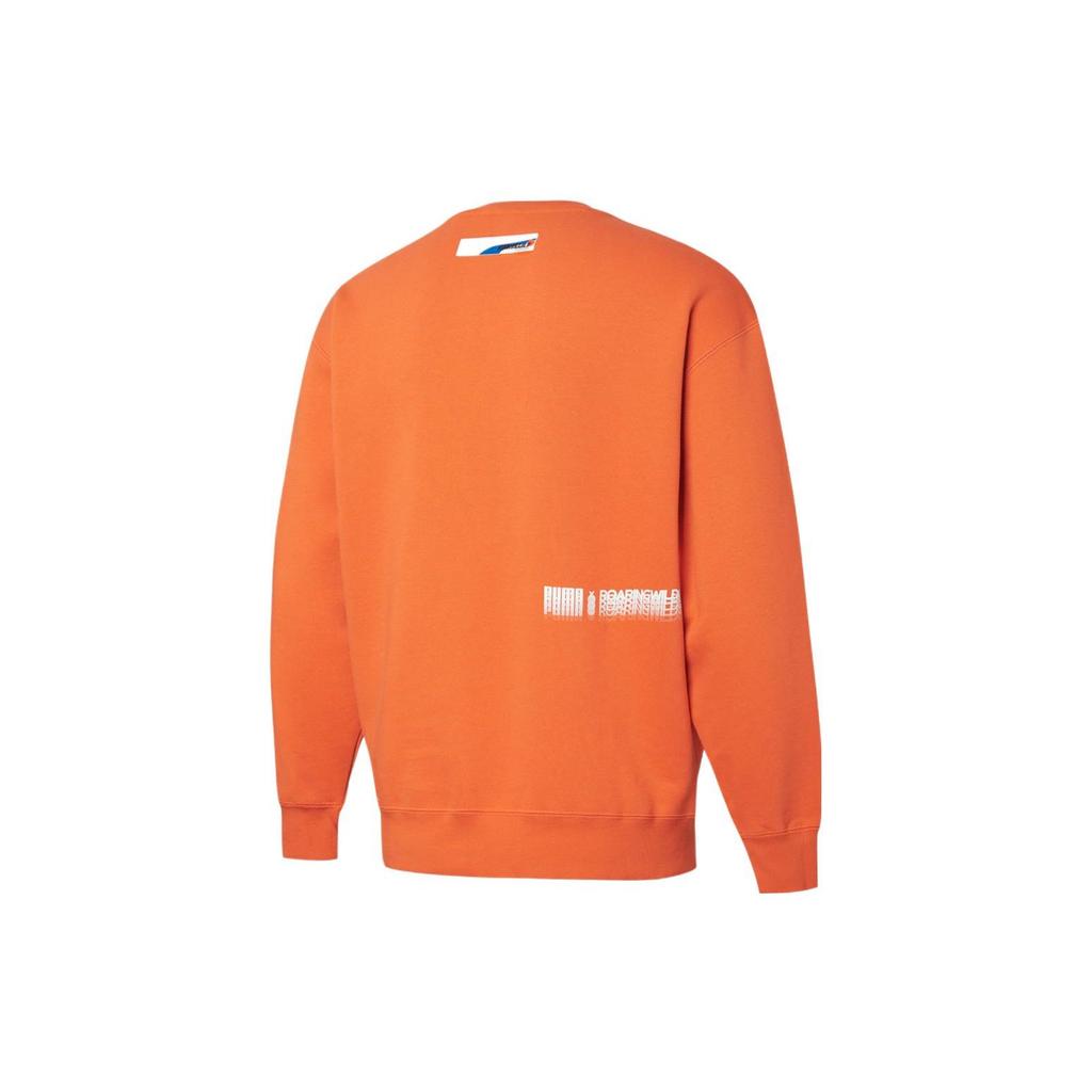 Puma X Sudadera de cuello redondo de bolsillo Roaringwild Hombre Sudadera Naranja 532596-89