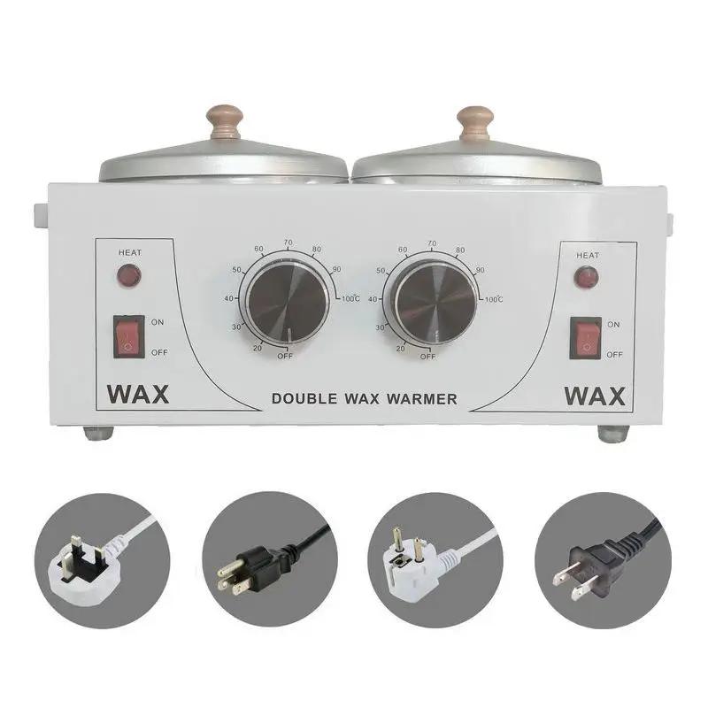 Double Furnace Multifunction Temperature Adjustment Double Pot Wax Melting Machine Hair Removal Instrument Wax Treatment Machine