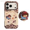 Leopard Puppy Magnetic Holder for Apple 17 Promax Phone Case for IPhone 16 Retro Cartoon 15 Hard 11
