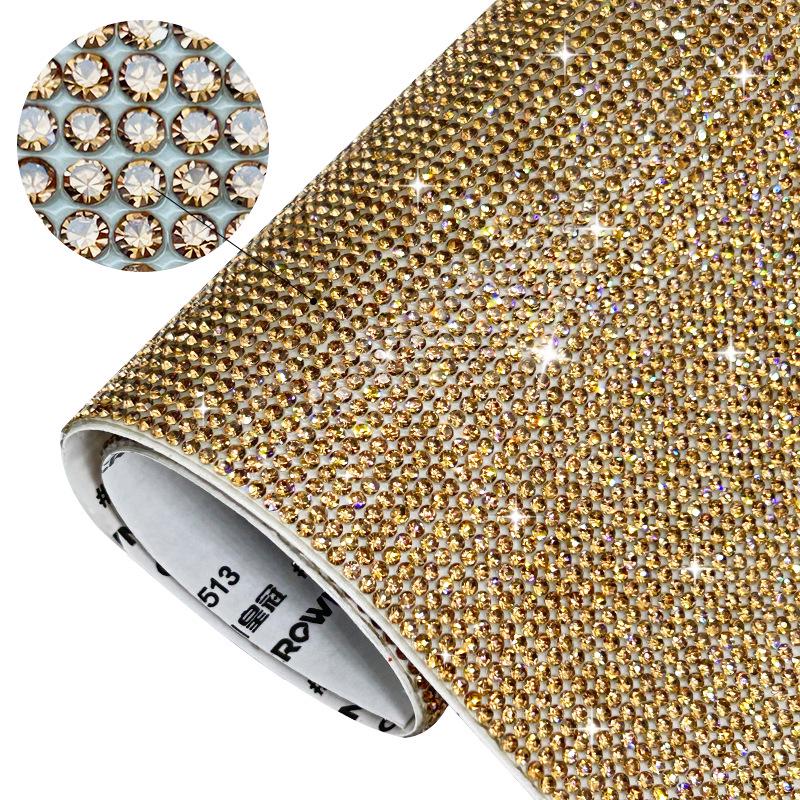 Self-Adhesive Rhinestone Sheets for DIY Car Decoration and Jewelry