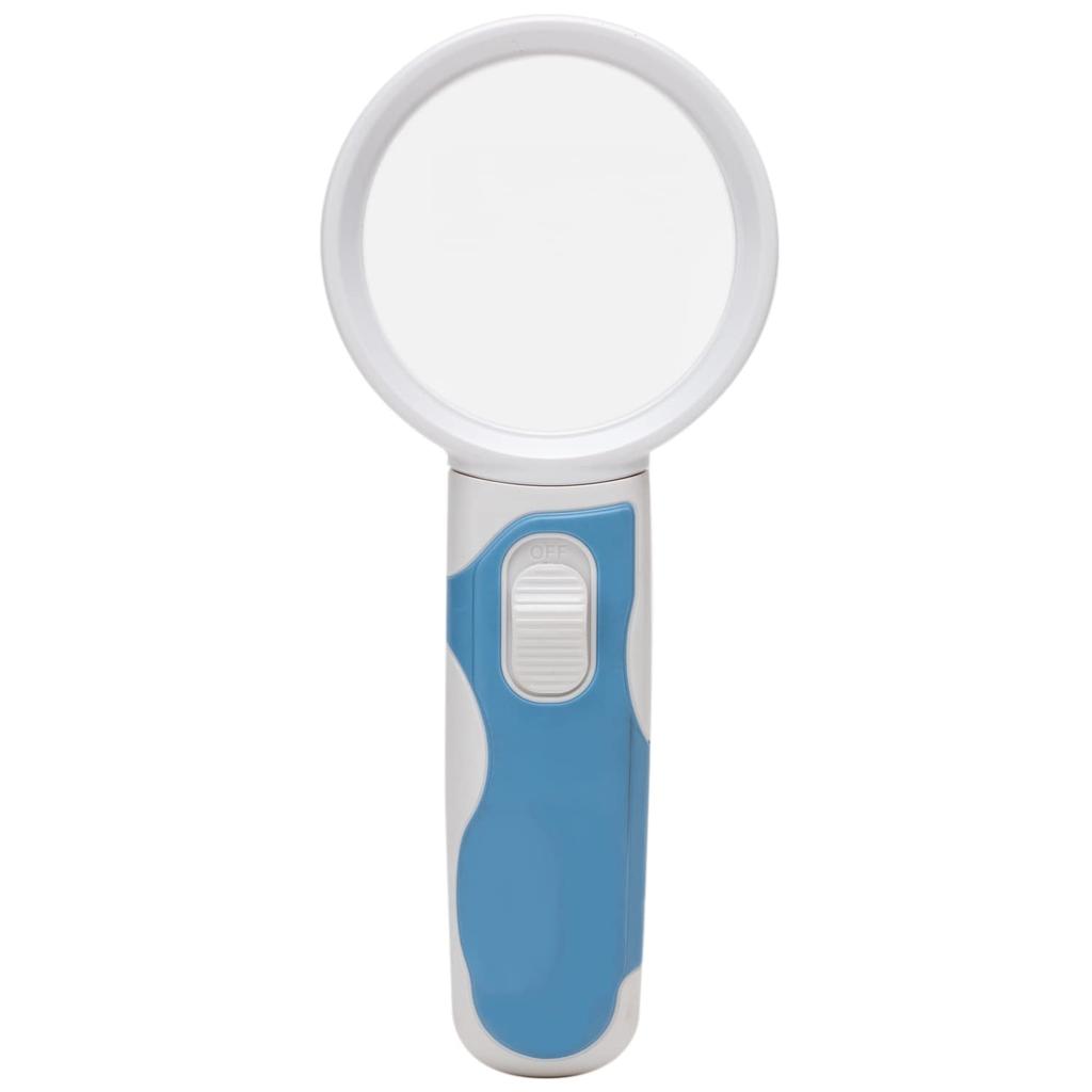 MIZAR-TEC RE-65P 3x Handheld Magnifying Glass with Light, 65mm Lens Diameter