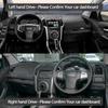Anti-UV Suede Leather Dashmat for Isuzu Mu X D-Max DMax D Max 2012-2018 Black Dashboard Cover Sun Shade Carpet Non-slip Pad