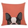 Home Decor Cushion Cover Cute Dog Head Throw Pillowcase Pillow Covers