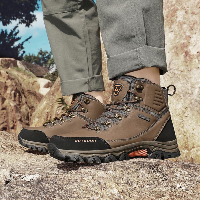 Waterproof Hiking Boots for Men Trekking Mountain Shoes Summer Walking Climbing Winter Outdoor Footwear Big Size
