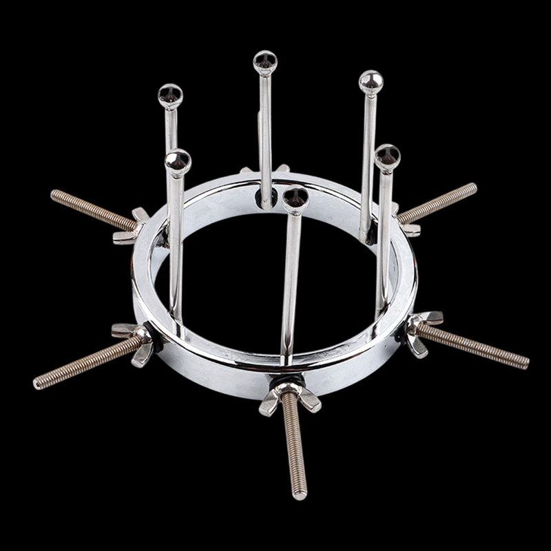 Adjustable Huge Stainless Steel Anal Dilator Metal Vaginal Speculum Fisting Vaginal Dilator Anal Training dildos Adult Sex Toys