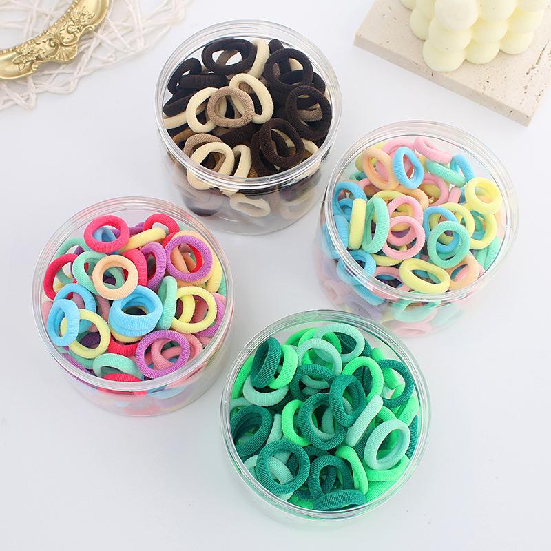 Kids' Elastic Hair Bands - Gentle, No-Tangle Rubber Bands for Girls