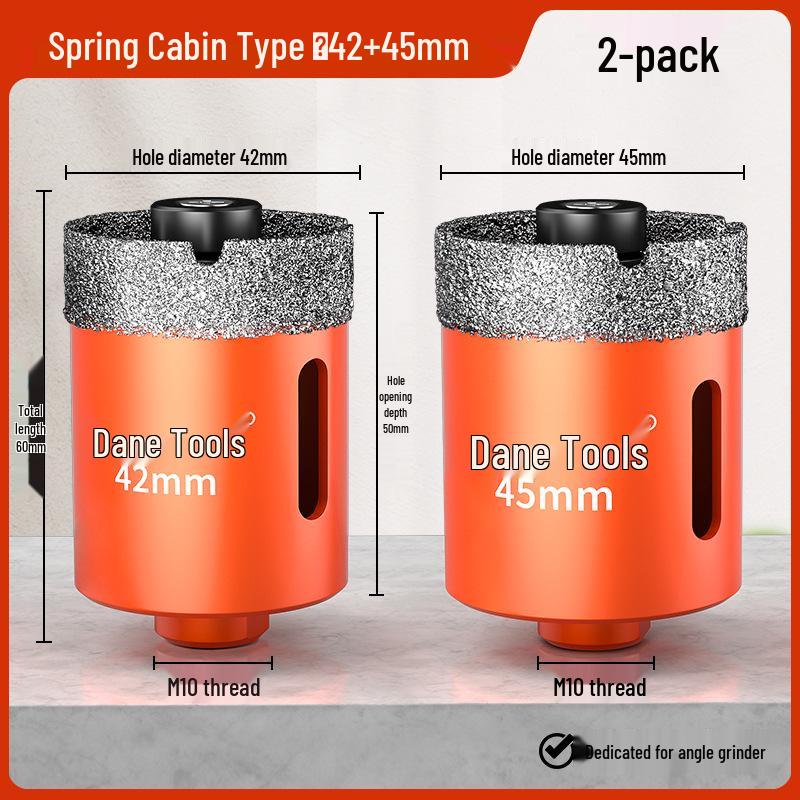 Dane Spring Tile and Stone Hole Enlarging Tool for Dry Cutting