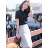 Women's Professional Short Sleeve Chiffon Shirt - Summer Formal Wear