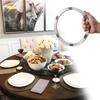 Heavy Duty Turntable Stand Aluminum Zinc Zinc Alloy Swivel Plate Stand Rotating Turntable  Showcase Furniture