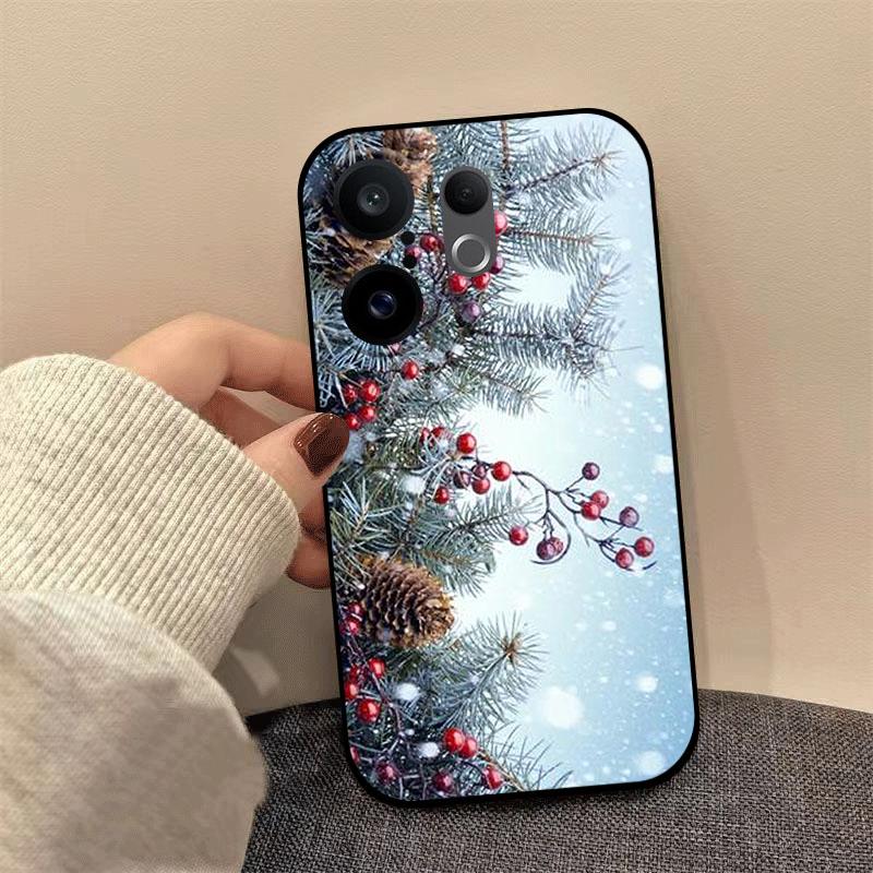 Case For VIVO X200 FE S30 Pro Mini Christmas Phone Cover Soft Silicone TPU Shell For VIVO X200FE Shockproof Bumper V2503 V2465A
