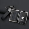 Zinc Alloy Leather Car Key Case For Great Wall Wy Tank 300 500 Tank300 Tank500 Key Case Car Key Key Case Protective Case