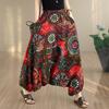 Pantaloni larghi a vita alta con stampa floreale Y2K, da donna, estivi, casual, larghi e taglie forti