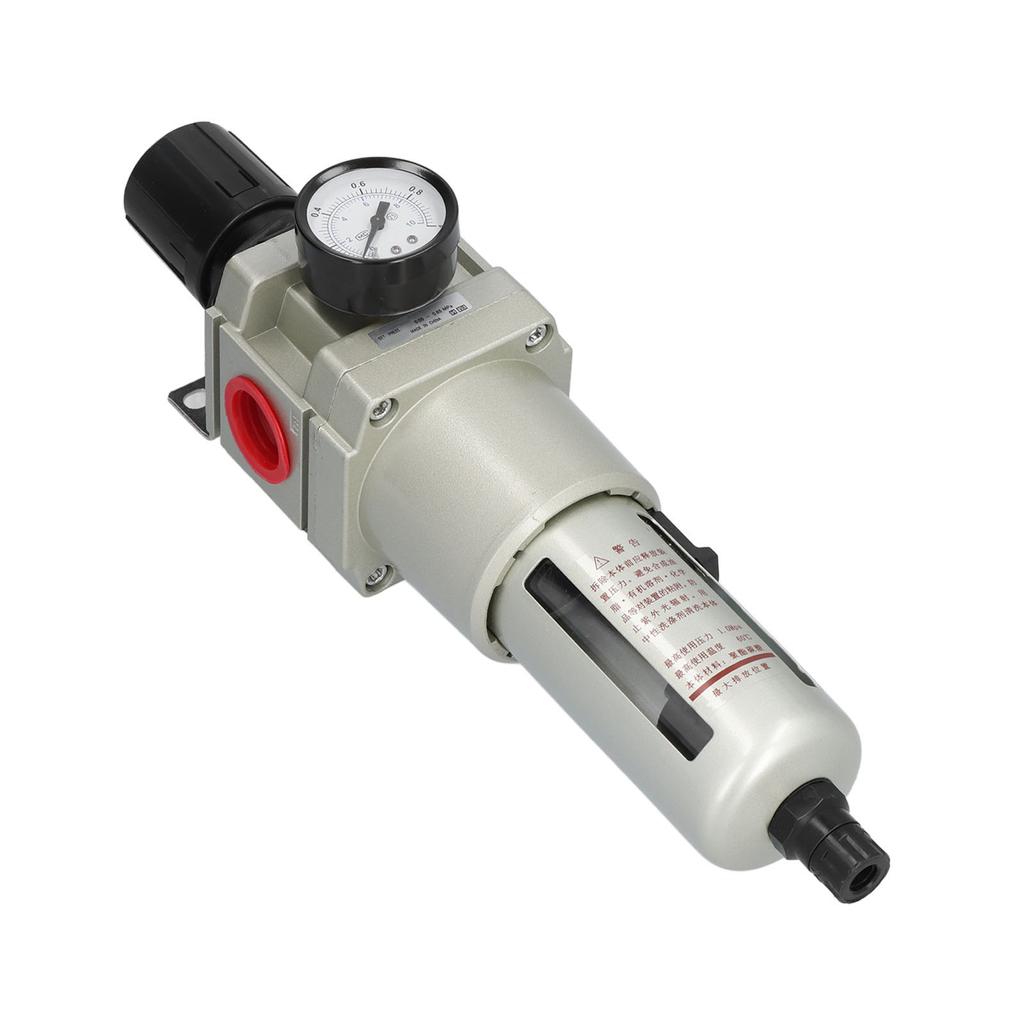 Water Oil Separator Automatic Drainage Compressed Air Filter Regulator with Pressure Gauge