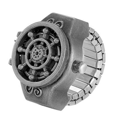 JEWELRYWE Prstenové hodinky Hodinky Prsten Business Móda Vodotěsné vyklápěcí ciferník číselníku Sportovní Quartz prstenové hodinky Nerez