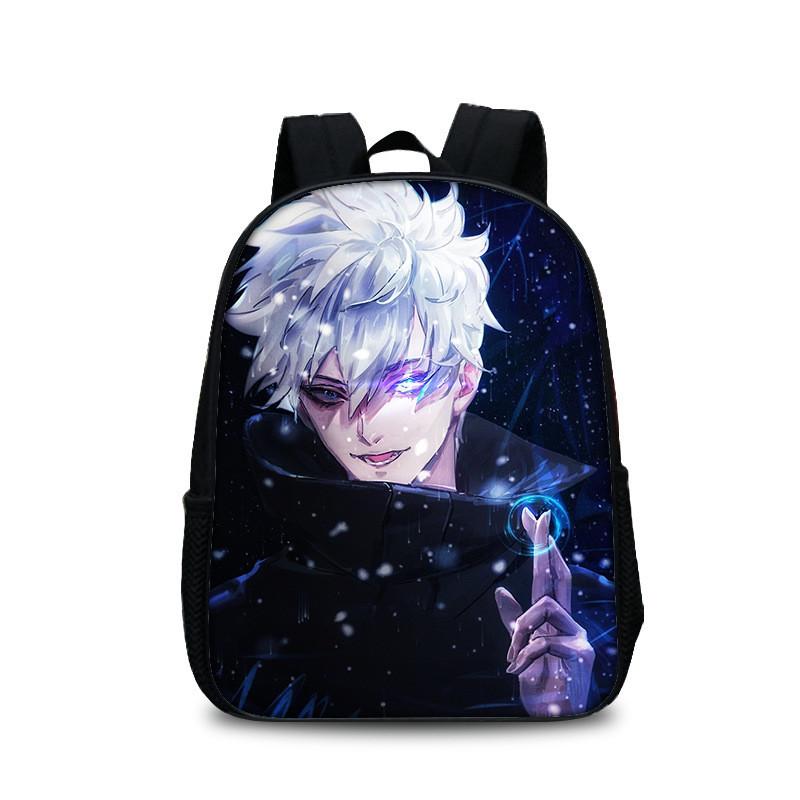 Jujutsu Kaisen Backpack With Polyester Material And Spacious Design For Students And Daily Use