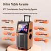 Sansui Portable Karaoke Trolley Speaker with 19-inch HD Screen