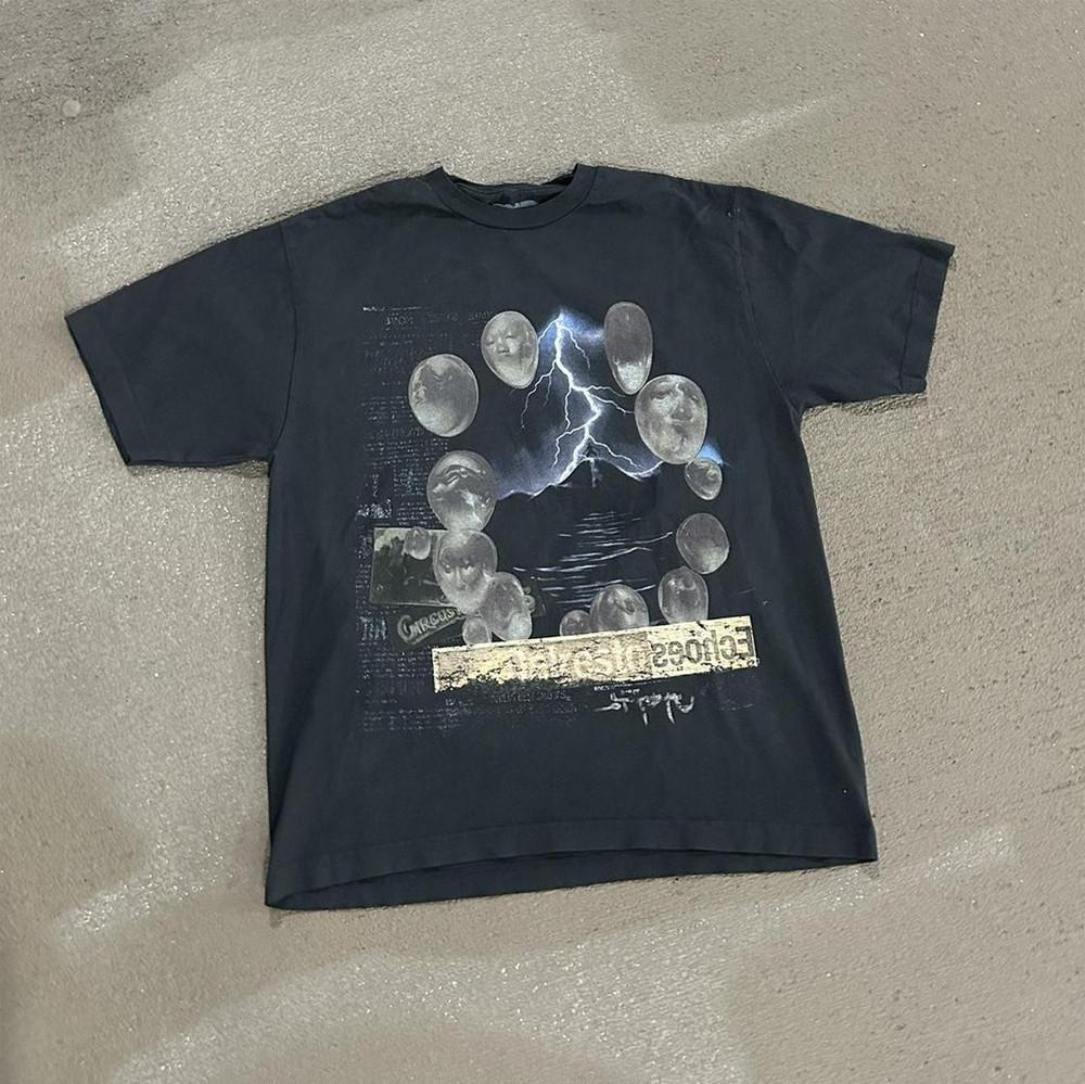 Двусторонняя футболка Travis Scott Utopia Circus Maximus Metlife 2024 9 и 10 октября S-5XL Унисекс L