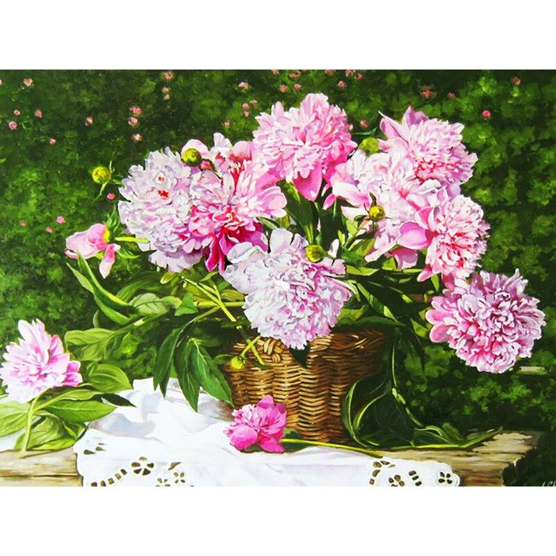 Neue 5D DIY Diamant Malerei Frische Blumen Diamant Stickerei Landschaft Kreuz Stich Volle Runde Bohrer Handwerk Wohnkultur Geschenk