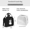 Moomin Little My Lunch Compact Lunch Bag with Stylish Portable Thermal Lunch Cooling Soft Cooler Lunch Thickness 13cm x Width 22cm x Height 20cm Bag,