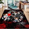 Horror Movie Characters Collage Office Rug Chair Mat, Game Carpet, Suitable for Front Door, Bedroom, Living Room, Desk, Holiday Gift