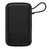 Powerbank Baseus Qpow Pro with USB-C, USB-C, USB Cable, 10000mAh, 22.5W (Black)
