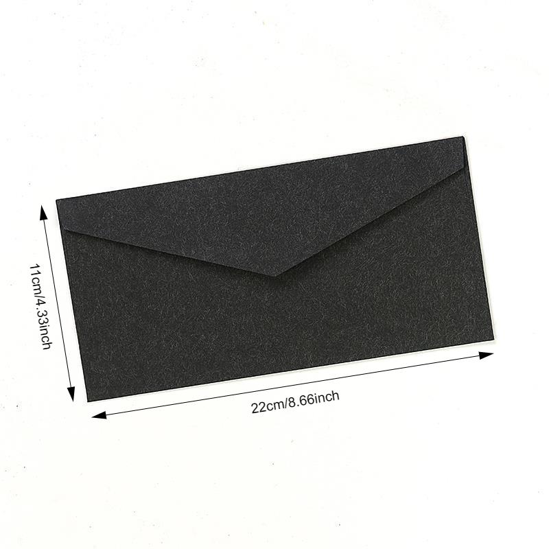 5/10pcs Western-Style Solid Color Blank Paper Envelope Retro Business5Envelope Fire Paint Invitation Hand Account Envelope