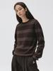 Moia Reverse Stripe Knit (Brown)