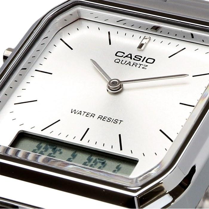 Casio AQ-230A-7AMQY Analog-Digital Quartz Watch, Silver