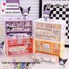Nine-Grid Multi-Layer Transparent Desktop Drawer Organizer Box