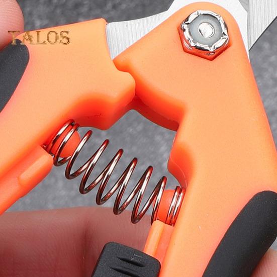 1 buc/ 2 buc foarfece de grădinărit cu mâner de blocare ergonomic foarfece de tăiat foarfece multifuncțională cu mecanism de arc pentru flori de bonsai de grădină