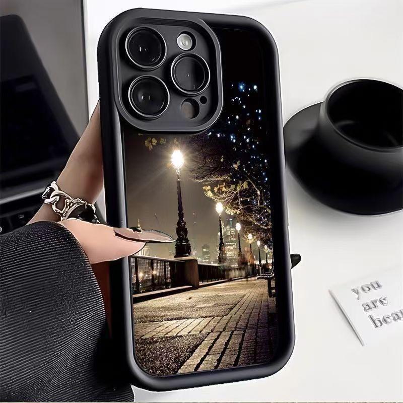 City Night Trend Fashion Applicable Apple 11/11/11 Pro Mobile Phone Case 11promax Popular 11/11