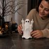 Halloween Figurine Decor - Small Tabletop Ornament for Shelf, Desk and Mantel