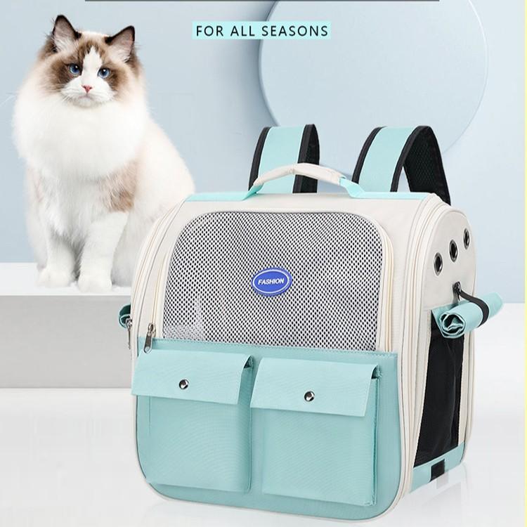Cat Bag Portable Backpack for Outdoor Use Pet Breathable Large Capacity Backpack for Outdoor Cat Backpack Carrier