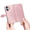 For iPhone 16 Plus Case Mandala Embossed Design Leather Wallet Phone Cover