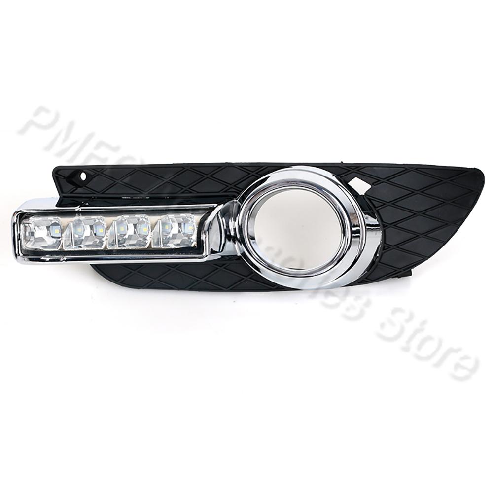 For Mitsubishi Lancer EX 2009 2010 2011 2013 2014 White Yellow Car LED DRL Daytime Running Lamp Fog Light Decoration