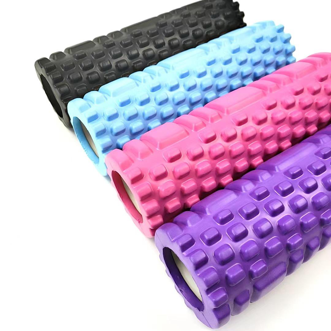 33CM Hollow EVA Foam Roller - Muscle Relaxation, Yoga, Leg Massage, Pilates Wolf Tooth Design