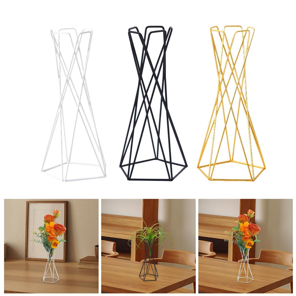 Air Plant Holder Wedding Flower Stand Geometric Vase Flower Arrangement Stand for Party Anniversary Events Table Decoration