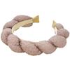 Braided Thick Lilac Women's Wide Fashionable Ornament Hair Band