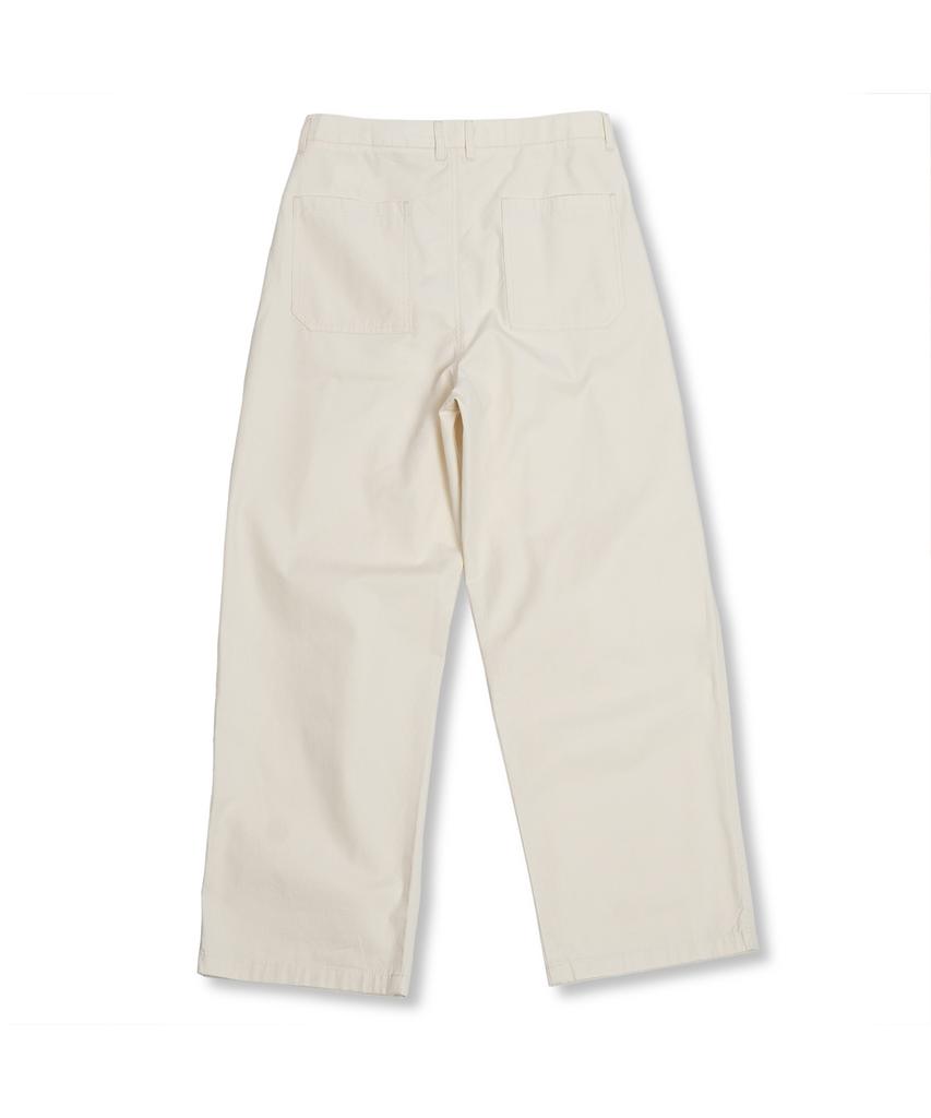 MUDSALT Double-Tuck Chino Wide Pants Cream