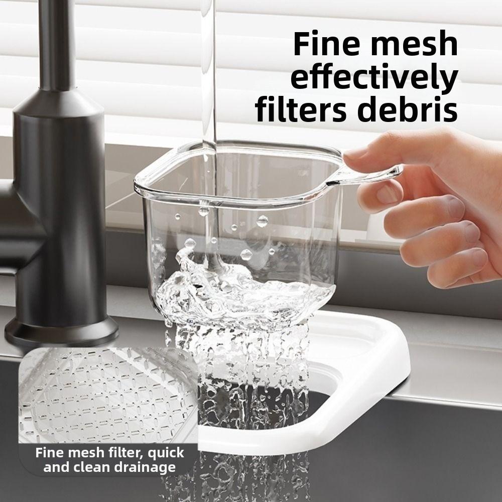 2Pcs Suction Cup Sink Strainer Basket Creative Food Residue Separator  Kitchen Accessories