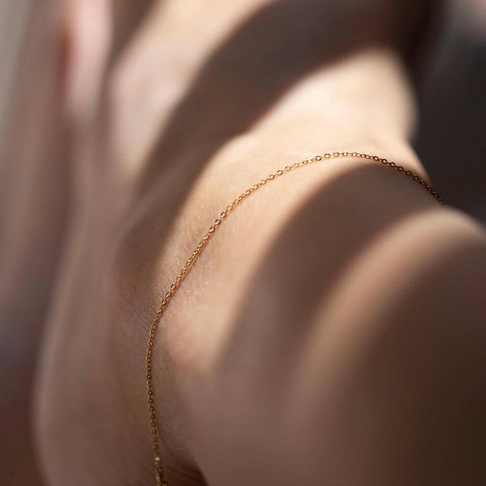 Emanco High-end Oxidation-free Adjustable Multifunctional Anklet with High-gloss Mirror-polished Flat Chain Anklet