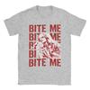 Renee Rapp Tour Bite Me T Shirt Men Pure Cotton Vintage T-Shirts Round Neck Tees Short Sleeve Clothes Printed