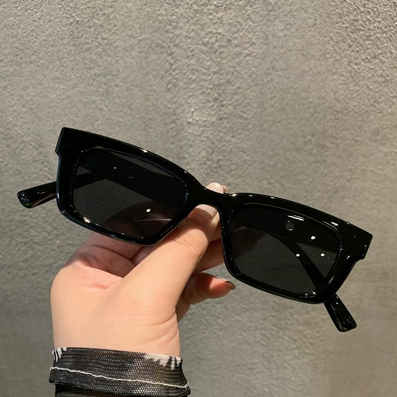 New Fashion Vintage Rectangle Sunglasses Brand Designer Retro Points Sun Glasses Female Lady Eyeglass Cat Eye Driver Goggles