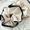 13cm Clouds Style Black White Scrunchies for Women Elastic Hair Bands Ponytail Holders Tie Rubber Bands Women Hair Ring