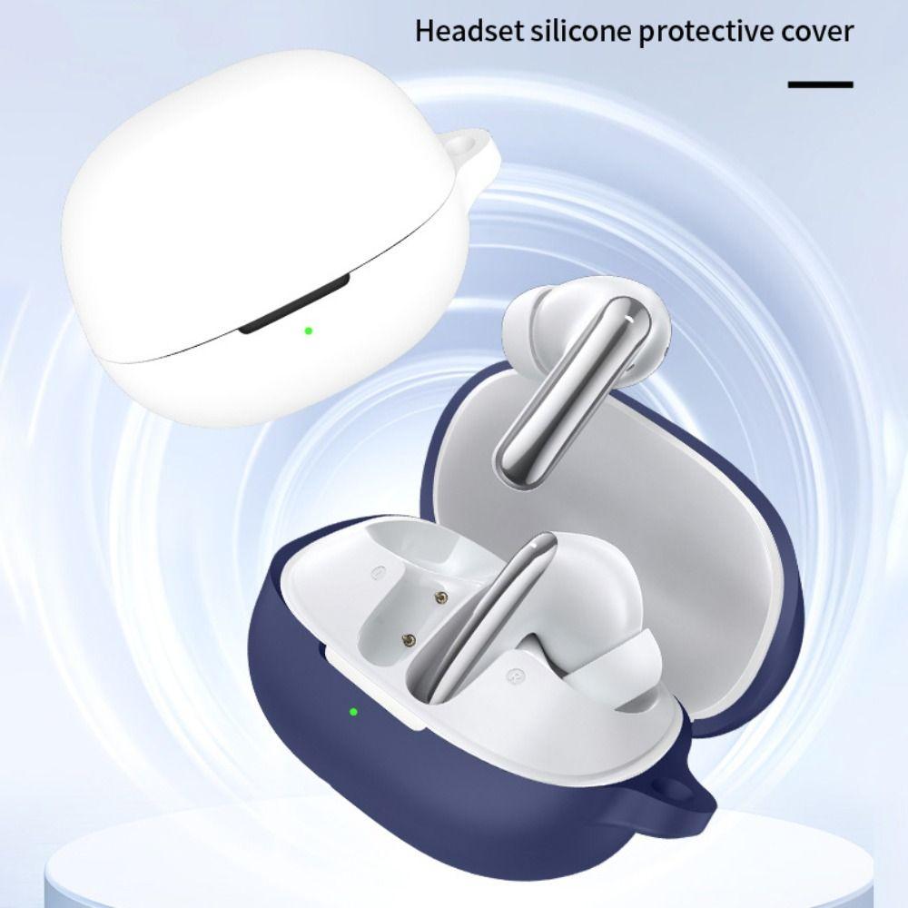 Anti-fall Earbuds Cover with Carabiner Headphone Protective Case for QCY MeloBuds N20