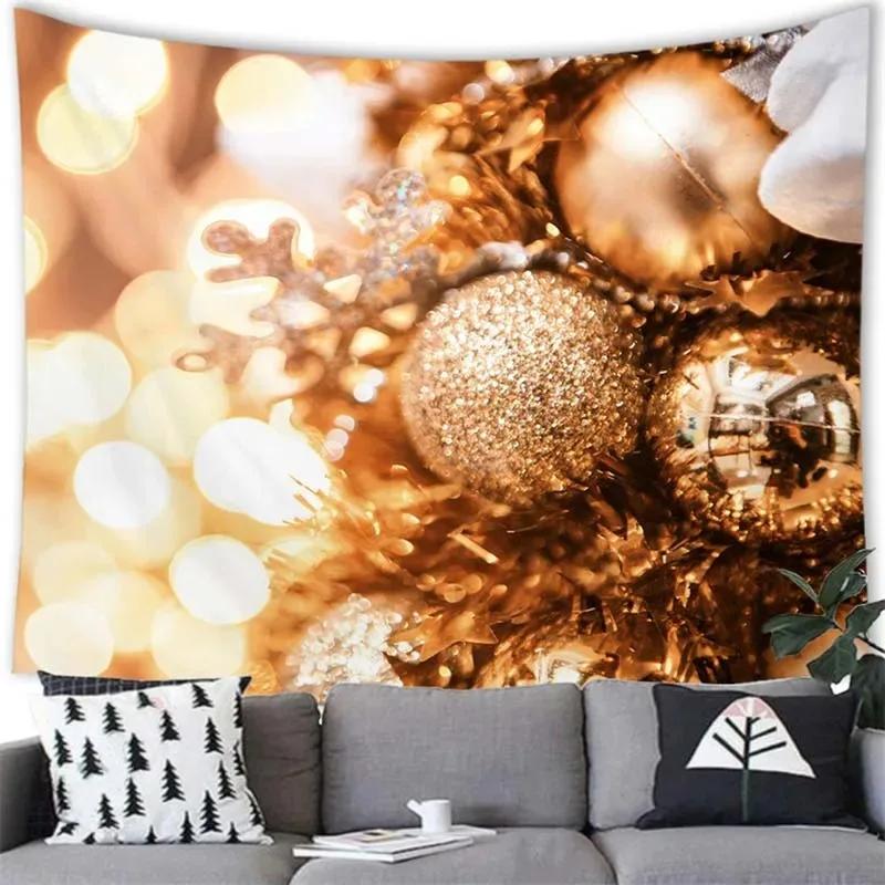Christmas Theme Tapestry Living Room Bedroom Home Christmas Decoration